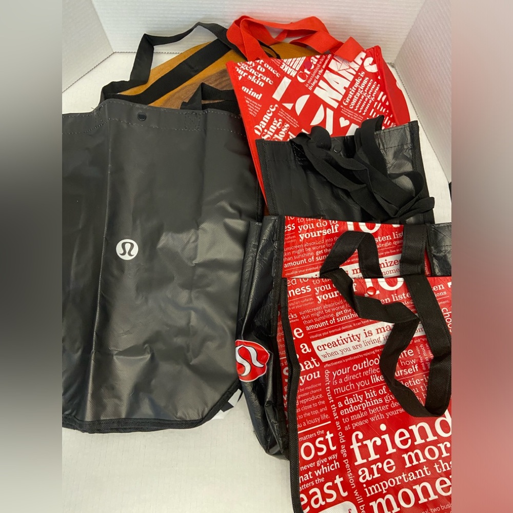 Lululemon Bag Bundle 5 Variety Reusable Bags